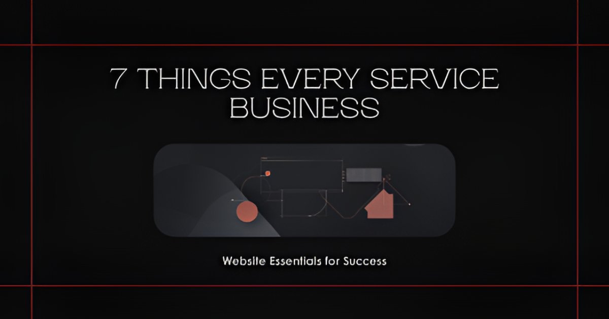 Service business website checklist